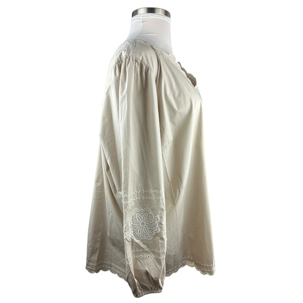 Bellisima Kim Gravel Daisy Days Of Summer Boutique Top Eyelet Plus Size 4X - Picture 11 of 16